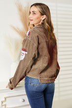 Load image into Gallery viewer, Santa Sequin Raw Hem Jacket (multiple color options)
