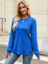 Load image into Gallery viewer, Round Neck Long Sleeve Top (multiple color options)
