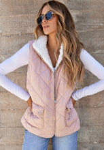 Load image into Gallery viewer, Fuzzy Zip Up Vest Coat with Pockets (multiple color options
