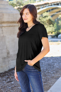 Bamboo V-Neck Short Sleeve T-Shirt (multiple color options)