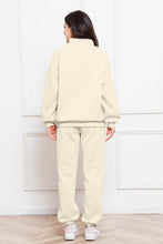 Load image into Gallery viewer, Half Zip Long Sleeve Sweatshirt and Pants Set (multiple color options)
