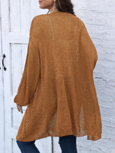 Load image into Gallery viewer, Cable-Knit Open Front Long Sleeve Cardigan (multiple color options)
