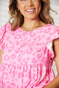 Pink Panther Tiered Blouse