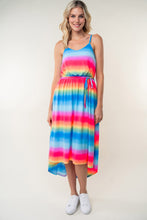 Load image into Gallery viewer, Ombre Striped Midi Cami Dress
