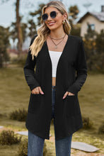 Load image into Gallery viewer, Open Front Long Sleeve Cardigan (multiple color options)
