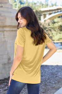 Bamboo V-Neck Short Sleeve T-Shirt (multiple color options)