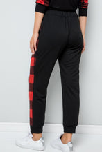 Load image into Gallery viewer, Plaid Side Print Lounge Sweatpants
