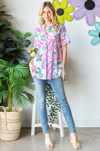 Load image into Gallery viewer, Paisley Print Short Sleeve Top
