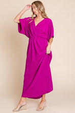 Load image into Gallery viewer, Surplice Maxi Dress with Pockets
