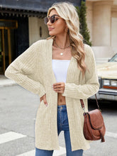 Load image into Gallery viewer, Open Front Long Sleeve Cardigan (multiple color options)
