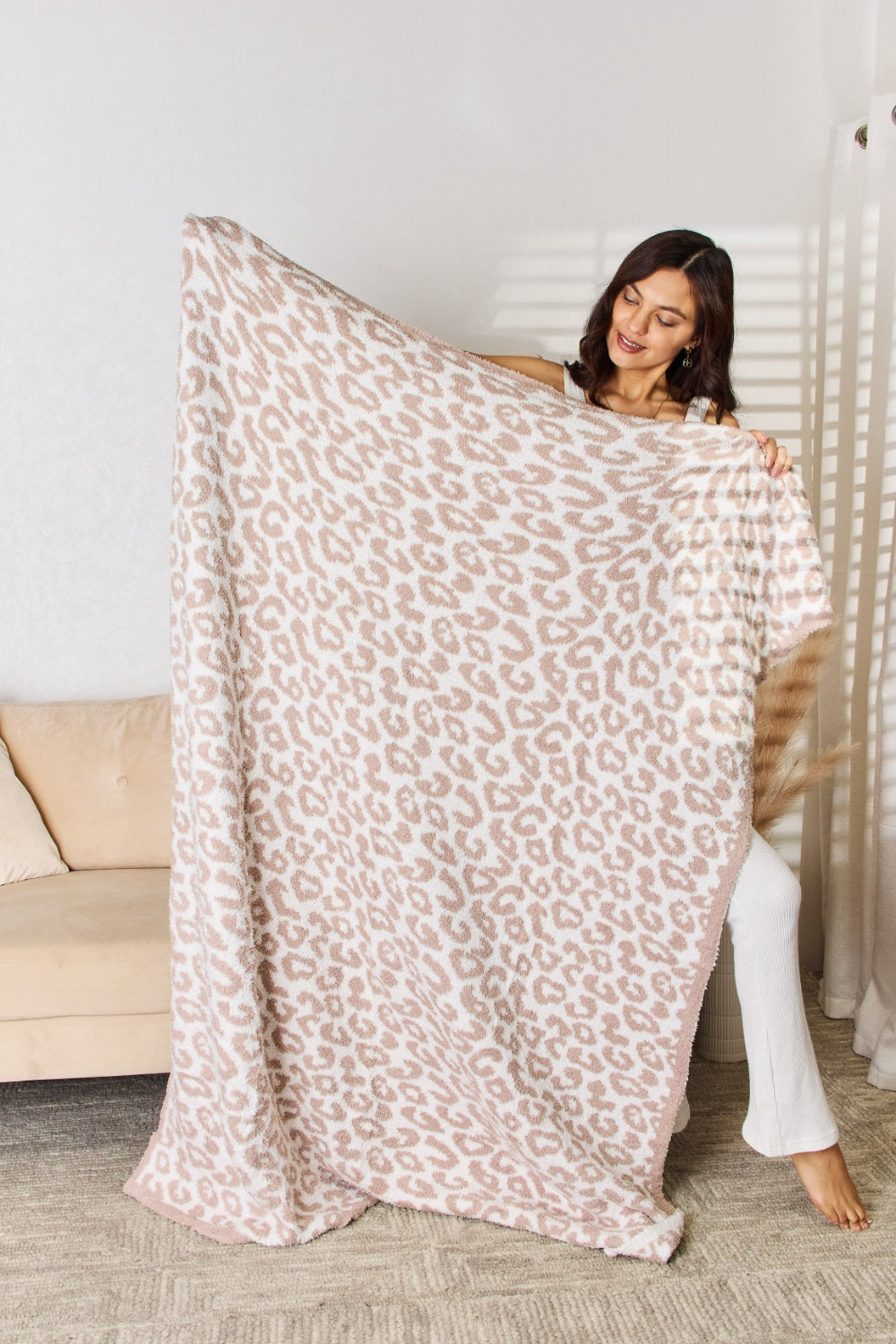 Leopard Decorative Throw Blanket (multiple color options)