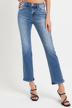 Load image into Gallery viewer, RISEN Mid Rise Ankle Straight Jeans with Pockets
