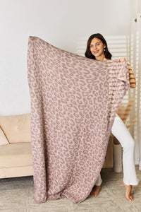 Leopard Decorative Throw Blanket (multiple color options)