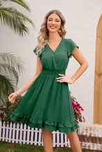 Load image into Gallery viewer, Swiss Dot Cap Sleeve Dress (multiple color options)
