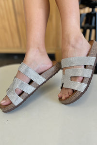 Rhinestone Open Toe Sandals