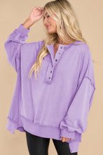 Load image into Gallery viewer, Exposed Seam Long Sleeve Sweatshirt (multiple color options)
