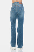 Load image into Gallery viewer, Judy Blue Tummy Control Cut Raw Hem Straight Jeans
