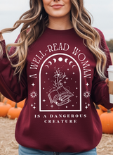 Load image into Gallery viewer, Well Read Woman Graphic Tee &amp; Sweatshirt (multiple color options)
