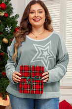 Load image into Gallery viewer, Star Round Neck Long Sleeve Top
