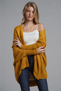 Open Front Batwing Sleeve Cardigan (multiple color options)