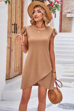 Load image into Gallery viewer, Flutter Sleeve Tulip Hem Dress (multiple color options)
