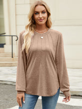 Load image into Gallery viewer, Round Neck Long Sleeve Top (multiple color options)
