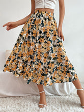 Load image into Gallery viewer, Printed Elastic Waist Midi Skirt (multiple color/print options)
