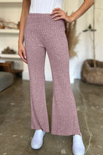 Load image into Gallery viewer, Ribbed High Waist Flare Pants (multiple color options)
