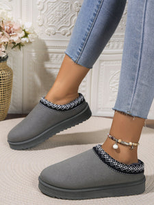 Round Toe Platform Slippers (multiple color options)