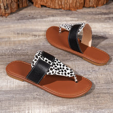 Load image into Gallery viewer, Animal Print Open Toe Sandals (multiple color options)
