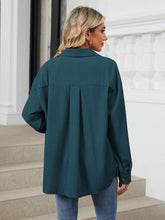 Load image into Gallery viewer, Button Up Long Sleeve Shirt with Breast Pockets (multiple color options)
