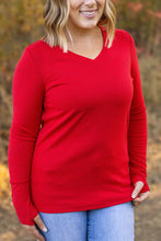 Load image into Gallery viewer, Leah Long Sleeve Top - Red
