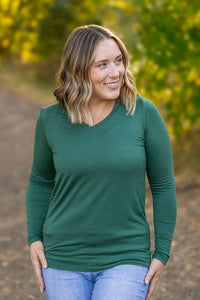 Larissa Long Sleeve - Evergreen