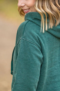 Vintage Wash Hoodie - Hunter Green