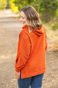 Vintage Wash Hoodie - Rust