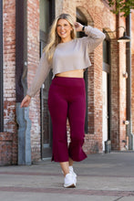 Load image into Gallery viewer, The Courtney - Maroon High Waisted Gaucho Pants
