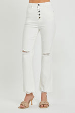 Load image into Gallery viewer, Risen High Rise Button Fly Straight Ankle Jeans
