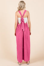 Load image into Gallery viewer, Pocketed Sleeveless Wide Leg Overalls
