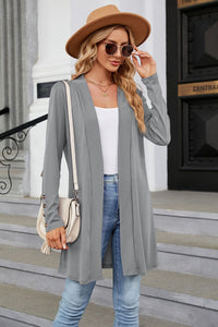 Long Sleeve Open Front Cardigan (multiple color options)