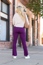 Load image into Gallery viewer, The Reese  Purple Flare Leggings -  Luxe Leggings by Julia Rose®
