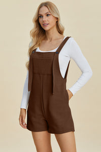 Texture Sleeveless Romper (multiple color options)