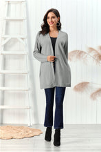 Load image into Gallery viewer, Cable-Knit Open Front Long Sleeve Cardigan (multiple color options)
