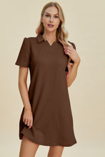 Load image into Gallery viewer, Texture Short Sleeve Dress (multiple color options)
