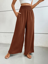 Load image into Gallery viewer, Perfee Wide Leg Pants with Pockets (multiple color options)
