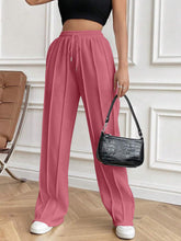 Load image into Gallery viewer, Drawstring Elastic Waist Pants with Pockets (multiple color options)
