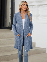 Load image into Gallery viewer, Open Front Long Sleeve Cardigan (multiple color options)
