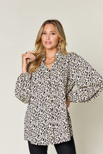 Load image into Gallery viewer, Leopard Long Sleeve Blouse (multiple color options)
