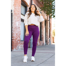 Load image into Gallery viewer, The Kinsley Purple Full Length Leggings - Luxe by Julia Rose®
