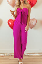 Load image into Gallery viewer, Tied Tube Wide Leg Jumpsuit
