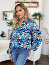 Load image into Gallery viewer, Printed Balloon Sleeve Blouse
